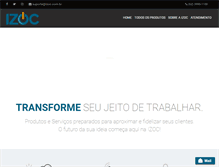 Tablet Screenshot of izoc.com.br